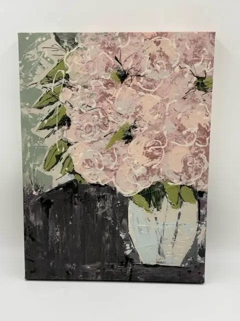 Pink Flower Canvas Art