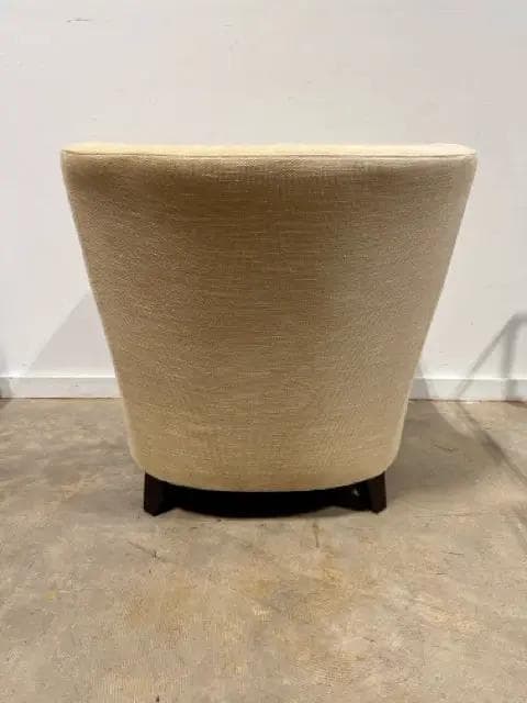 Beige Sloped Arm Living Room Chair - Thumbnail 3