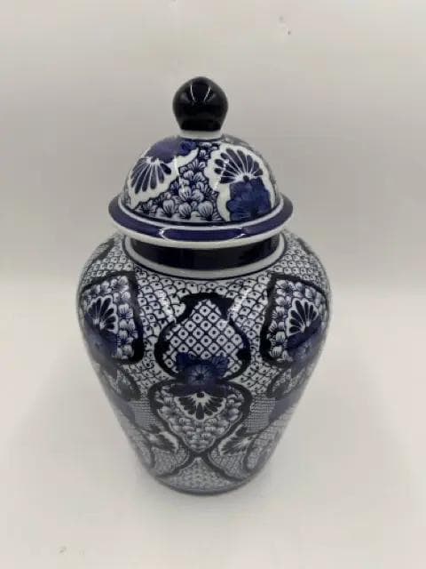 Pier 1 Blue And White Ginger Jar