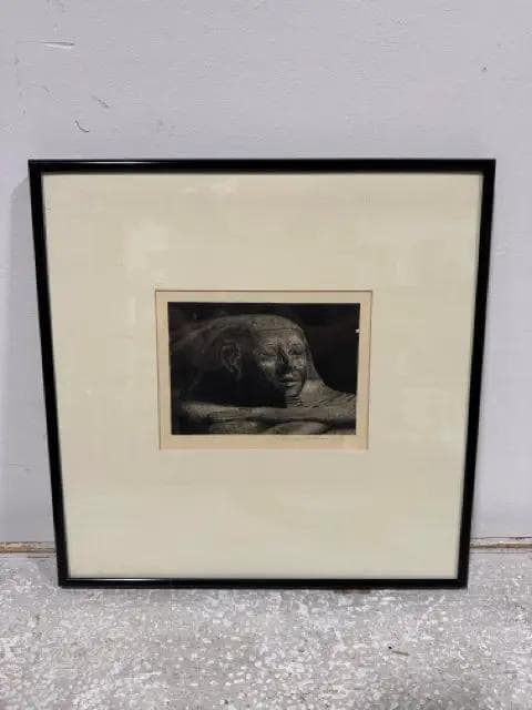 "Hetep" Handcolored Framed Lithograph By Michael Jilg