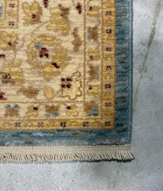 Karastan Blue And Tan Shapura Area Rug - Thumbnail 2