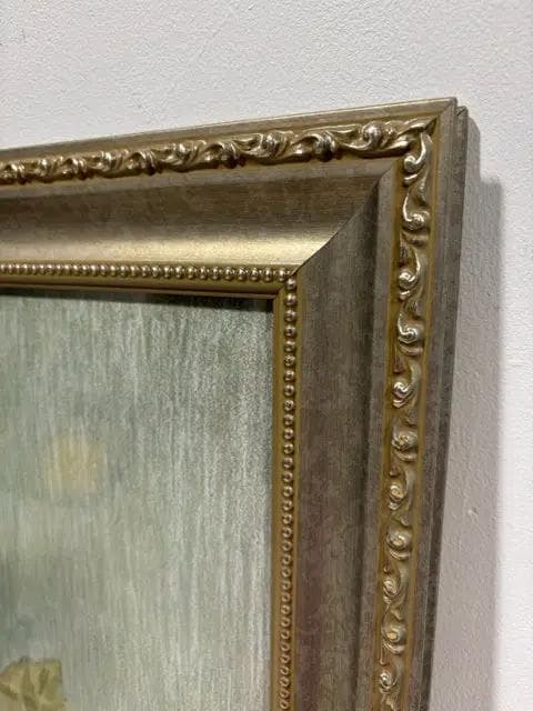 Antique Roses By Danhui Nai Print in Metallic Frame - Thumbnail 2
