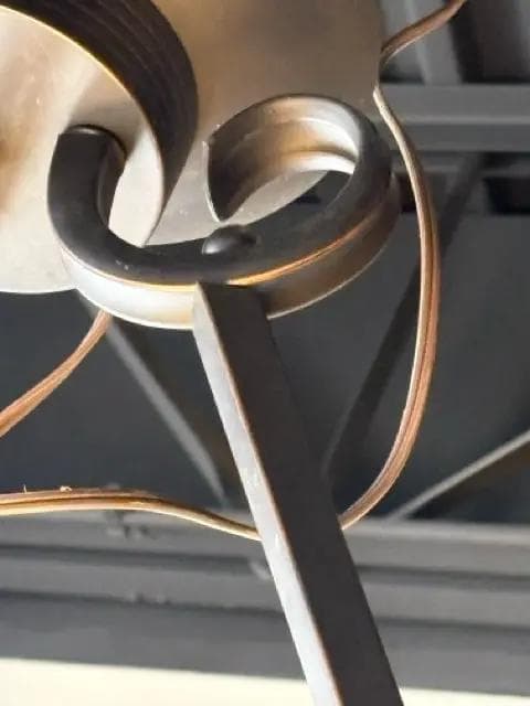 Iron And Soap Stone Chandelier - Thumbnail 3
