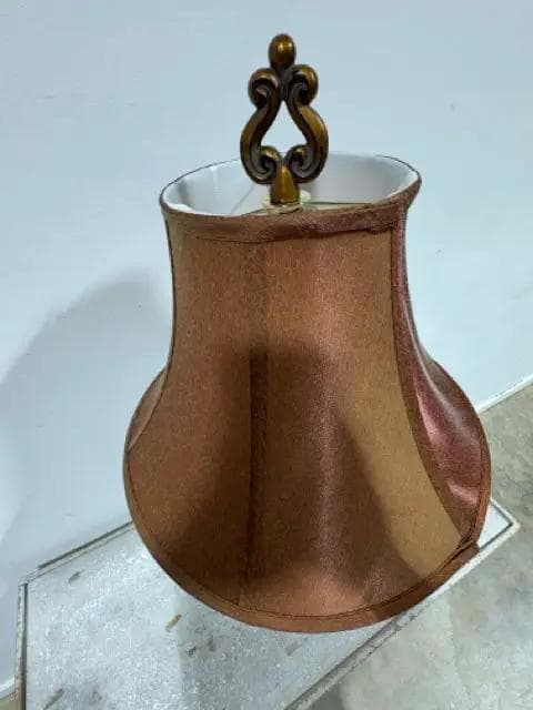Uttermost Crackled Base Table Lamp With Rust Shade - Thumbnail 2