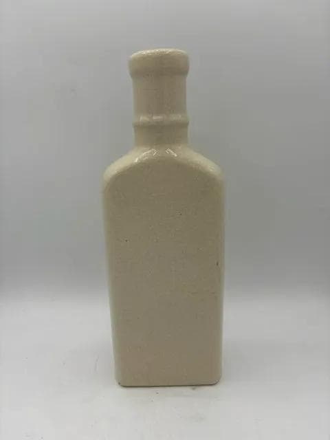 Crackled Ivory Bottle Vase