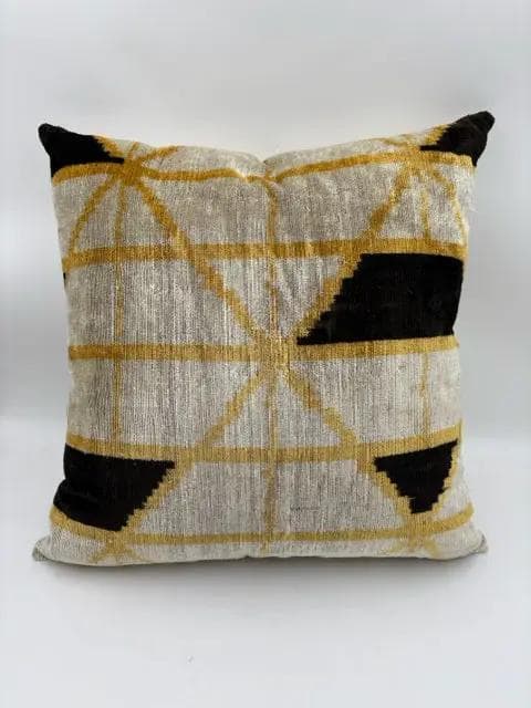 MD Home Tan, Brown, And Gold Pillow