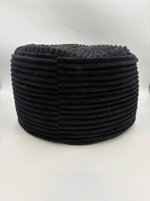 Black Pouf Pillow