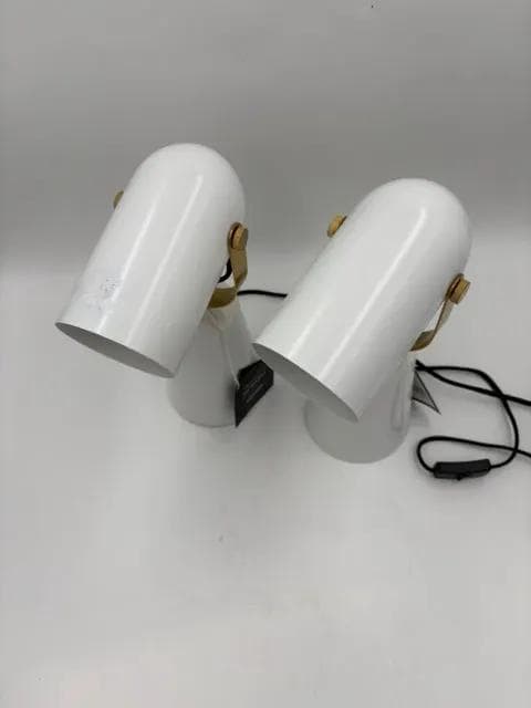 Set Of 2 Safavieh White Spot Light Table Lamps - Thumbnail 2