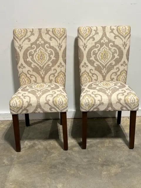 Set of 2 Upholstered Dining Room Chairs