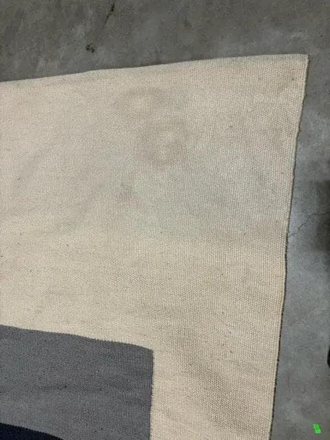 8' x 10' Blue, Black, Grey, And Khaki Area Rug - Thumbnail 3