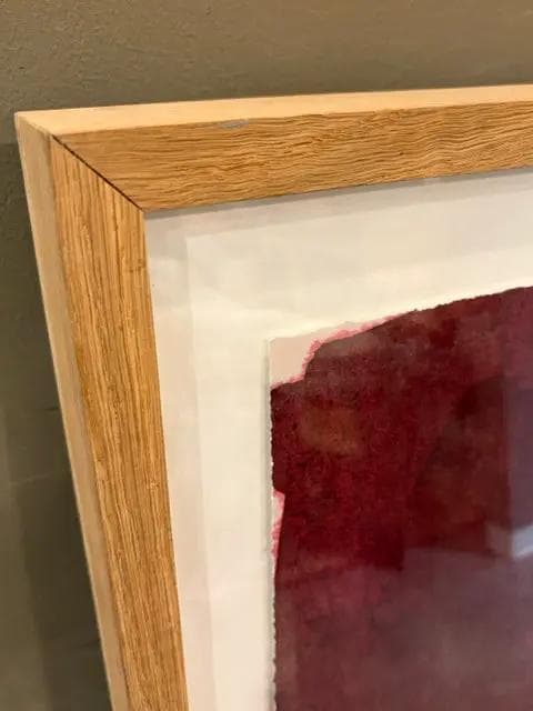 Abstract In Red, Black, And Grey Framed Wall Art - Thumbnail 2