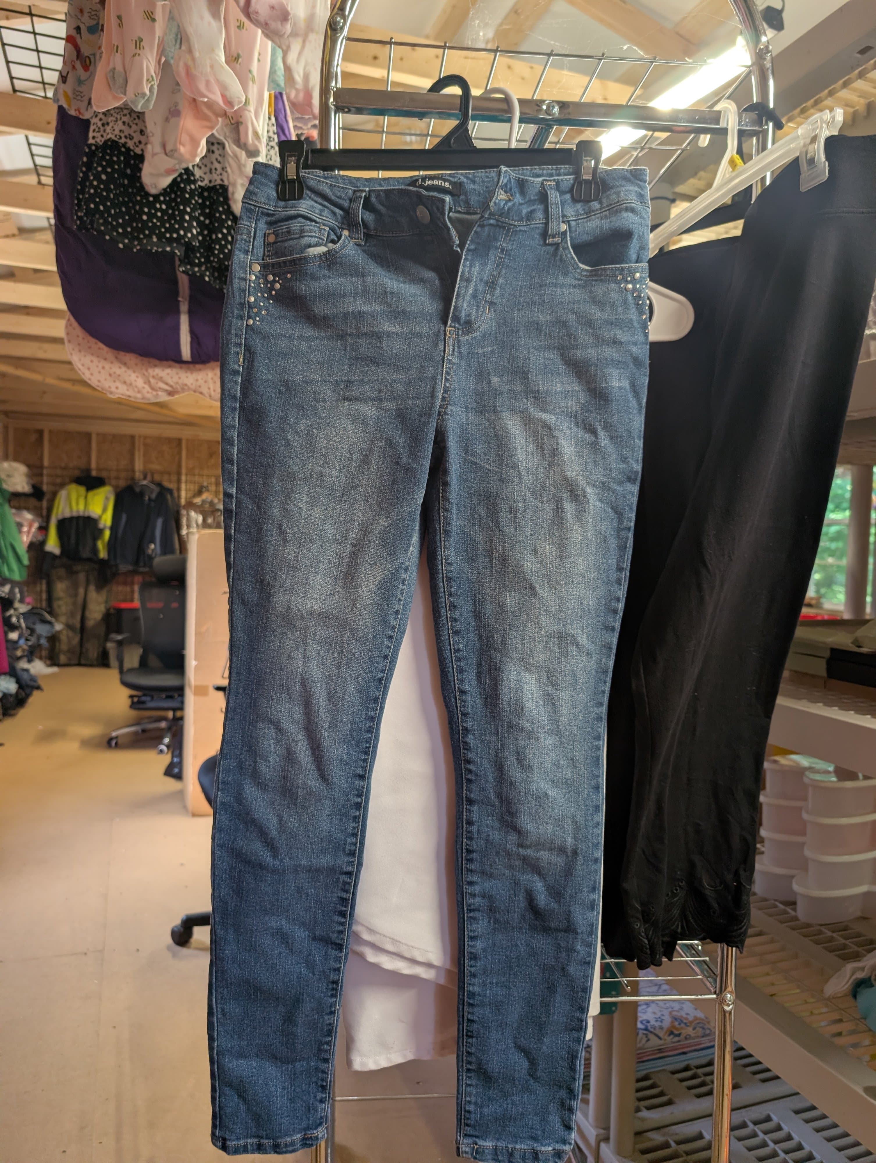 d.jeans Women's High-Rise Skinny Jeans Size 4 - Thumbnail 5