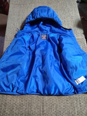 Boy's Hawke & Co Sport Blue Quilted Hooded Packable Jacket Down/Feather - Size 4 - Thumbnail 4