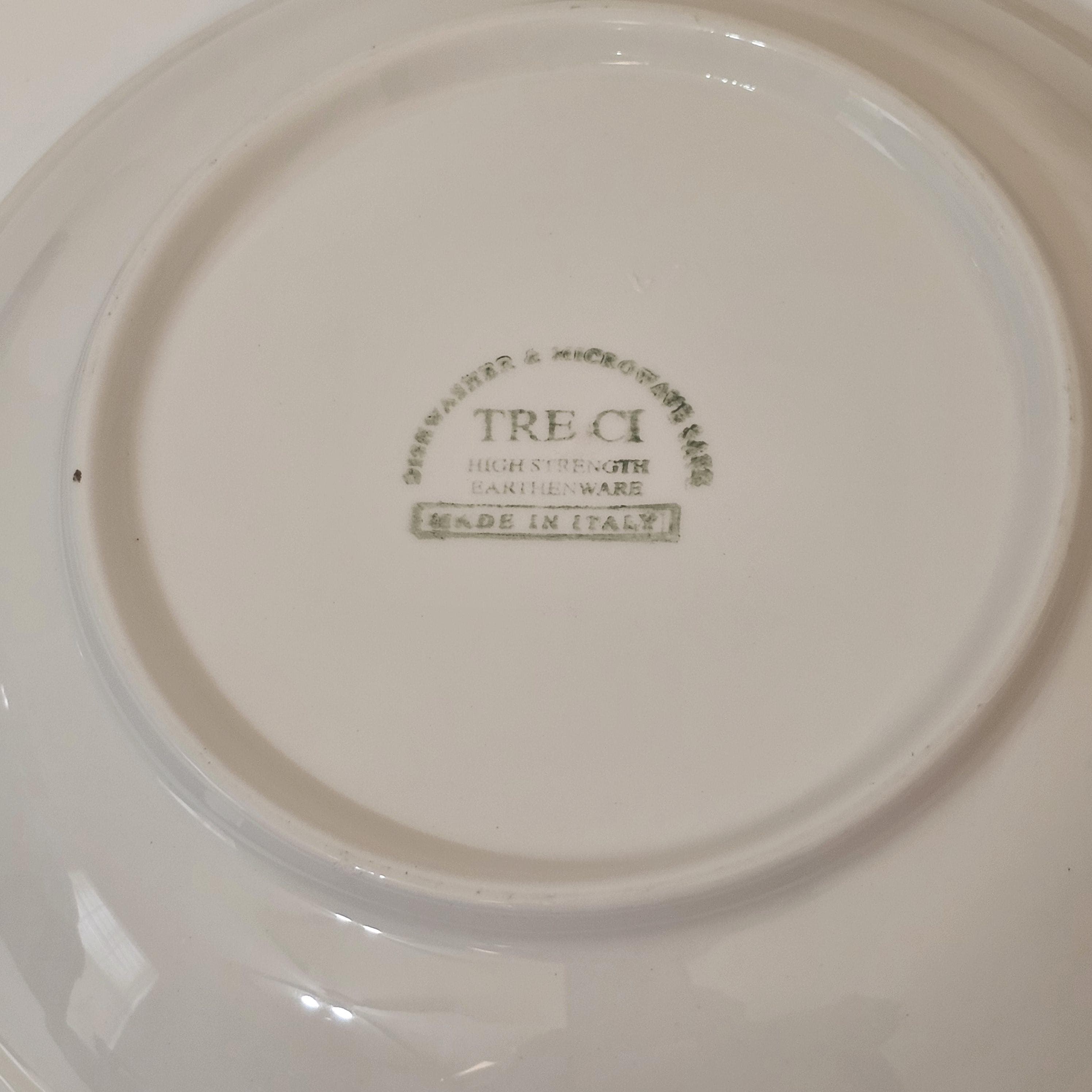 Tre Ci Italy Set of 3 Hand Painted Rainbow Stripe Soup Pasta Bowl - Thumbnail 2