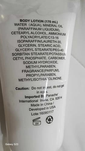 Purely Panache' Vanilla Rose 170 ML Body Lotion 5.75 oz Moisturizer - Thumbnail 3