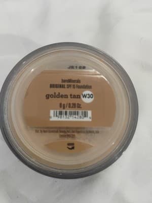 BareMinerals Original SPF 15 Foundation Loose Powder Golden Tan W30 - Thumbnail 2