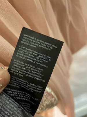 Bebe Women's Dress rose pink gold sequin mesh v neck cutout top Small Mini Dress - Thumbnail 7