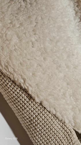 89th & Madison Cardigan Sweater Vest XL Faux Fur Long Beige Knit Vest - Thumbnail 3