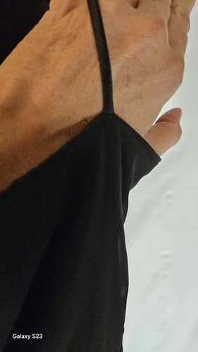 Fiesta Women's Black Formal Dress Medium Strapless Elastic Waste Layers Flare - Thumbnail 14