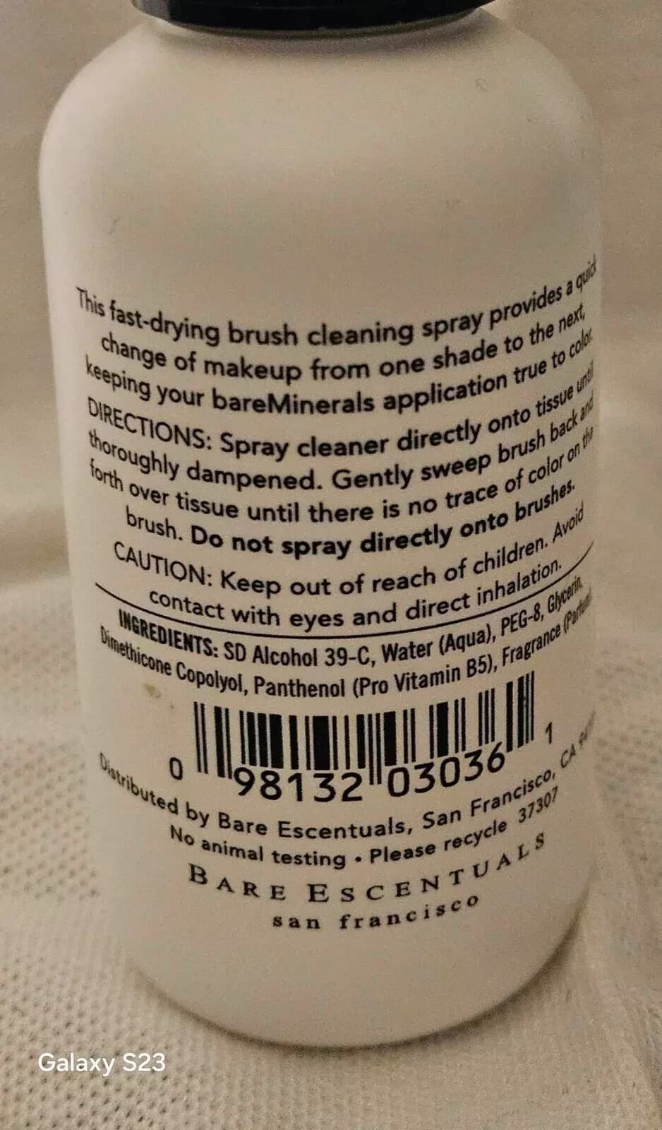 Id Bare Escentuals Quick Change brush cleanser 2.3 Fl Oz - Thumbnail 2