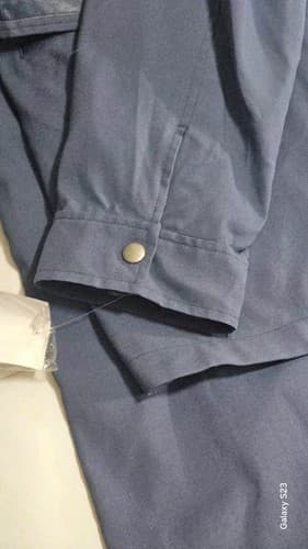 PAMELA McCOY Collections Leather 2 Piece Nwt Women's Skirt Suit 1x Dress Blue - Thumbnail 7