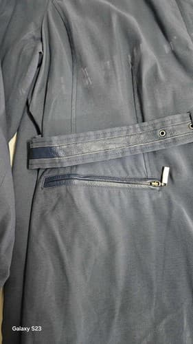PAMELA McCOY Collections Leather 2 Piece Nwt Women's Skirt Suit 1x Dress Blue - Thumbnail 6