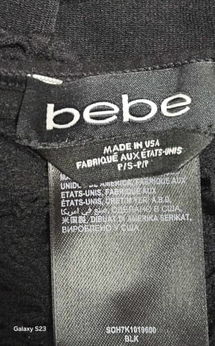 BEBE Women's Black Lace Cocktail Dress Petite Small Sexy Form Fitting Mini Dress - Thumbnail 5
