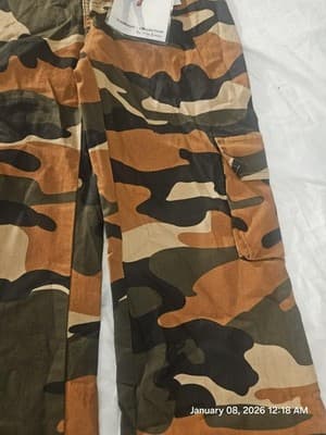 V.I.P. Jeans Women's Size XL Camouflage Overalls Jumpsuit Strapless Romper Denim - Thumbnail 3