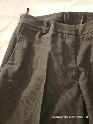 Hennes Collection Women's Slacks Wide Legged Size 36 Brown Polyester Dress Pants - Thumbnail 4