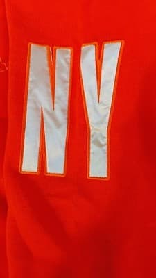 Vintage New Yor City Balanced Motion Athletics Crewneck Large Orange Shirt top - Thumbnail 2