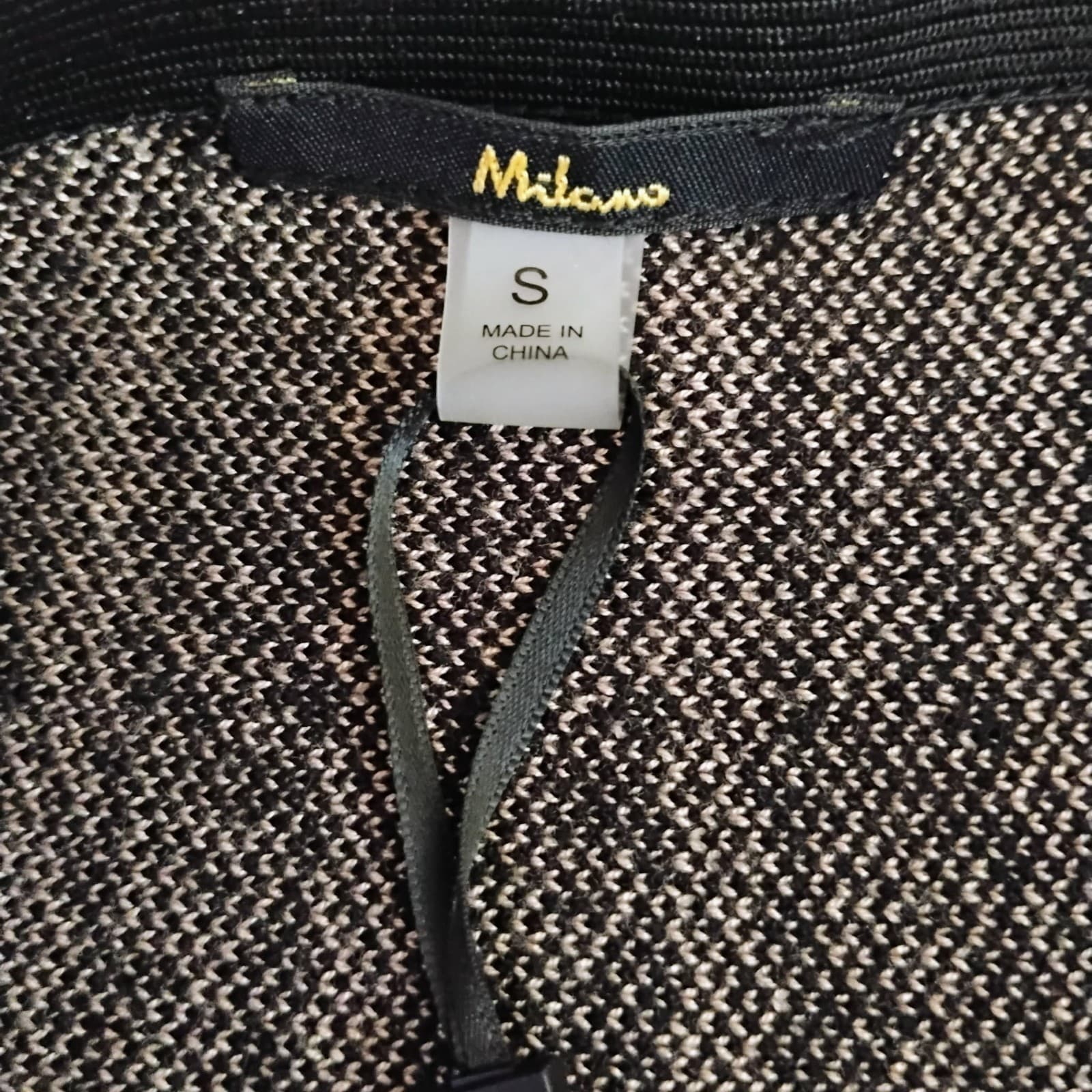 Milano Skirt Womens Black Plaid Elastic Waistband Knee Length NWT Small - Thumbnail 9