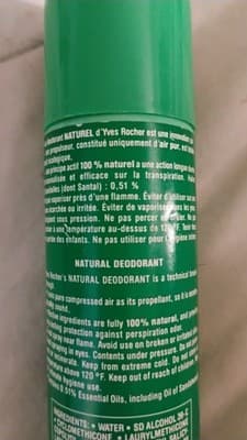 Vintage Yves Rocher Natural Deodorant Spray Propelled By Pure Air 2.53 oz - Thumbnail 3
