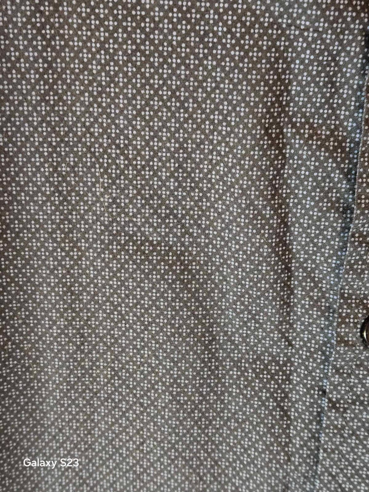 London Fog Men's Blue Button Down Dress Shirt Regular Fit Long Sleeve Size Large - Thumbnail 5