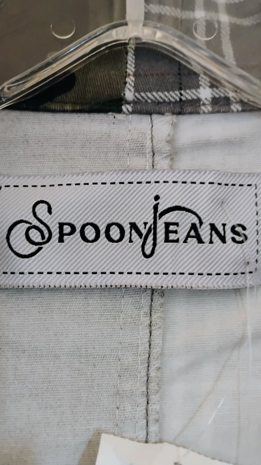 Spoon Jeans Long Open Front Jacket Women’s Size 1X Camo and Plaid - Thumbnail 8