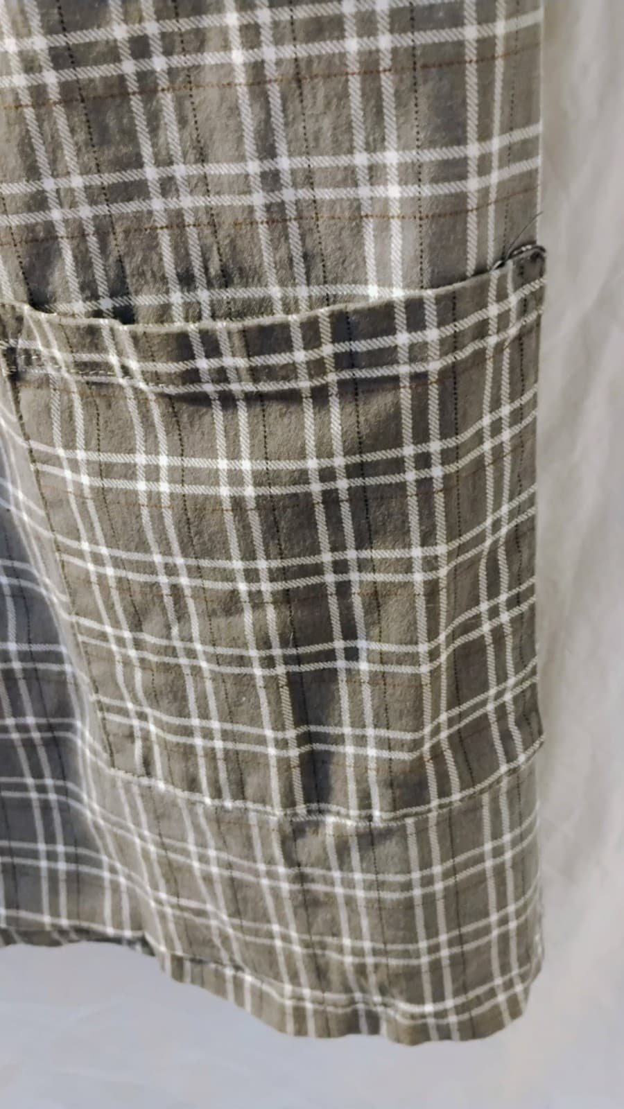 Spoon Jeans Long Open Front Jacket Women’s Size 1X Camo and Plaid - Thumbnail 10