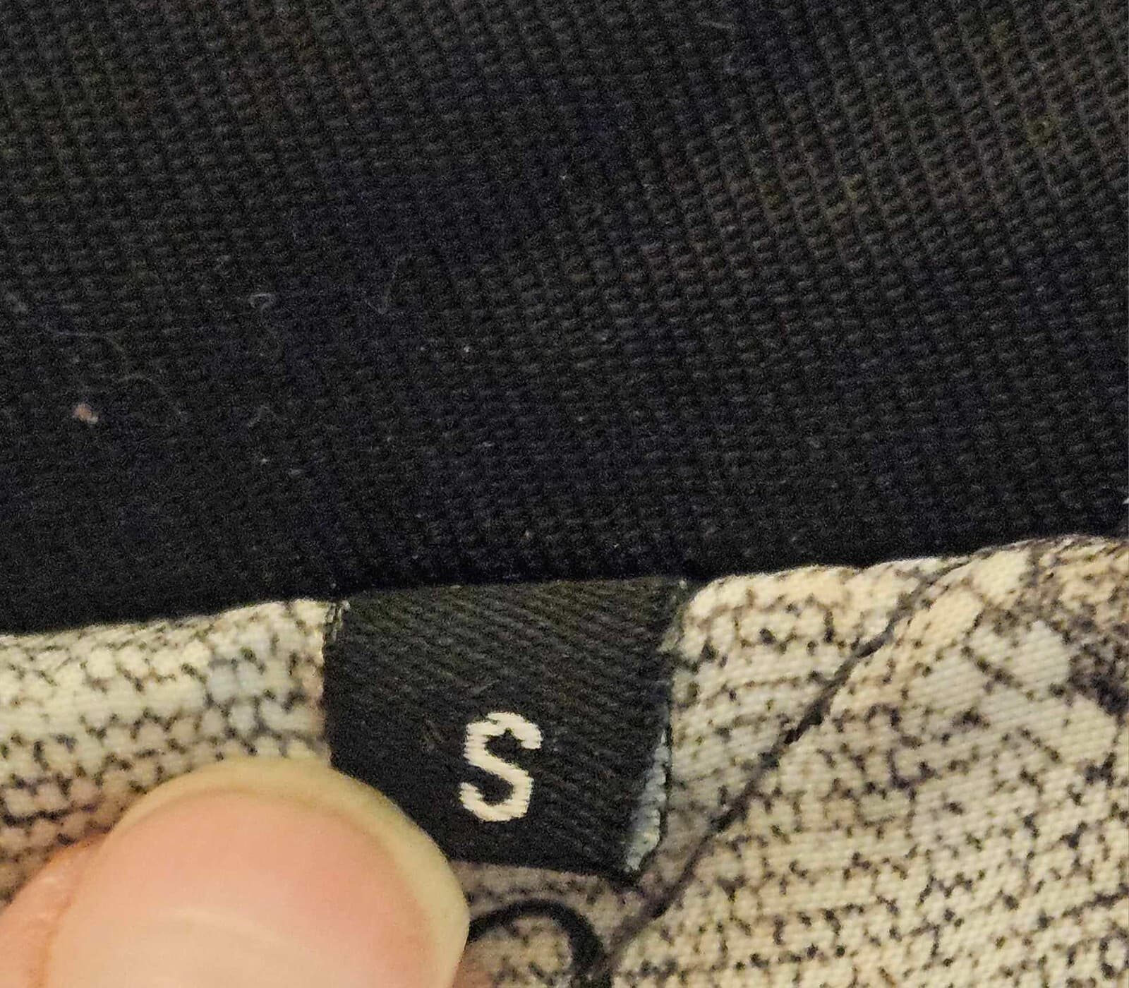 Guess Women's Small Long Black Double Breasted Canvas Pea Coat - Thumbnail 11