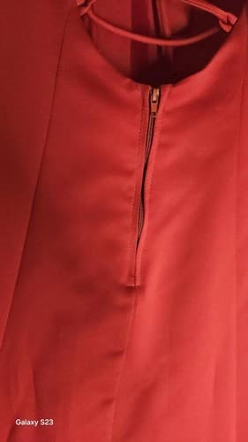 Formal Dress by Debut Size 5 Red Sequin Halter Strap Prom Wedding Dance Gala - Thumbnail 5
