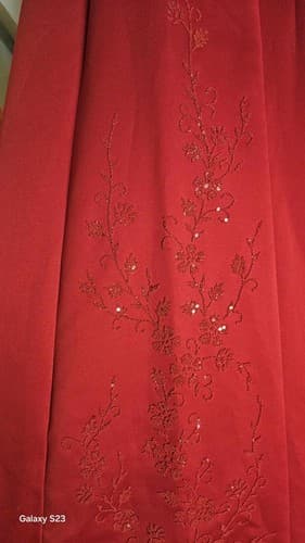 Formal Dress by Debut Size 5 Red Sequin Halter Strap Prom Wedding Dance Gala - Thumbnail 6