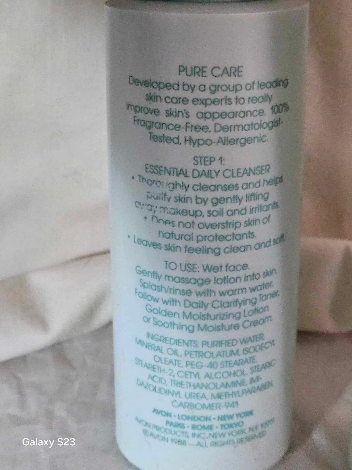 Avon Pure Care Set of 2 Essential Cleaners Daily Toner For Face 6 Fl Oz - Thumbnail 2