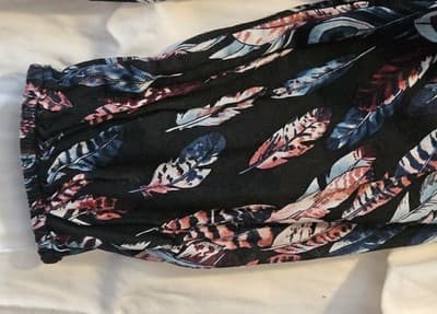 Talbots Women's Long Sleeve Floral Blouse Medium 100% Cotton Shirt - Thumbnail 3
