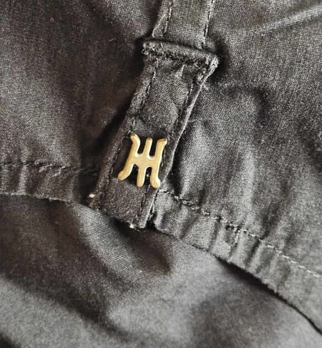Howe Men's Embroidered Shirt Small Black Western Style Button Down Floral - Thumbnail 11