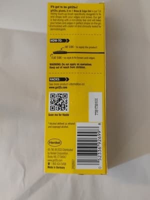 Got2b Glued Brows & Edge Gel 2 in 1 Wand Gel, for Laying Edge .54 oz - Thumbnail 4
