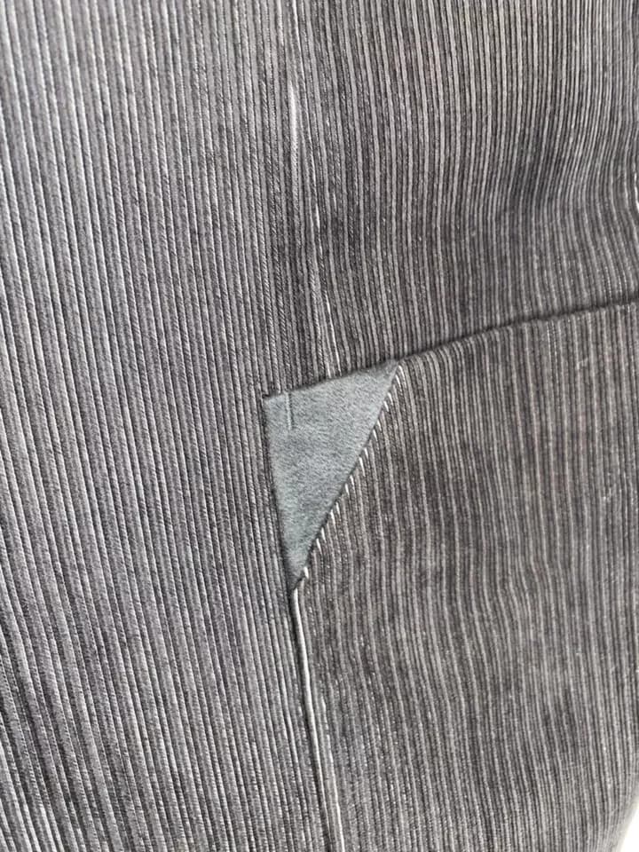 Vintage Pronti Men's Corduroy Gray Blazer 3XL Single Breasted Suit Separate - Thumbnail 3