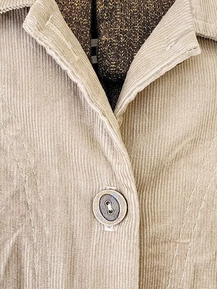 G.W Division Of Graff Corduroy Men Jacket Blazer Collared Front Pocket Large - Thumbnail 9
