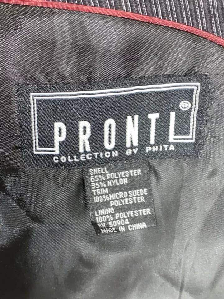 Vintage Pronti Men's Corduroy Gray Blazer 3XL Single Breasted Suit Separate - Thumbnail 5