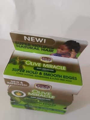 Olive Miracle Anti Breakage Super Hold Smooth Edges 2.25 Oz. - Thumbnail 2