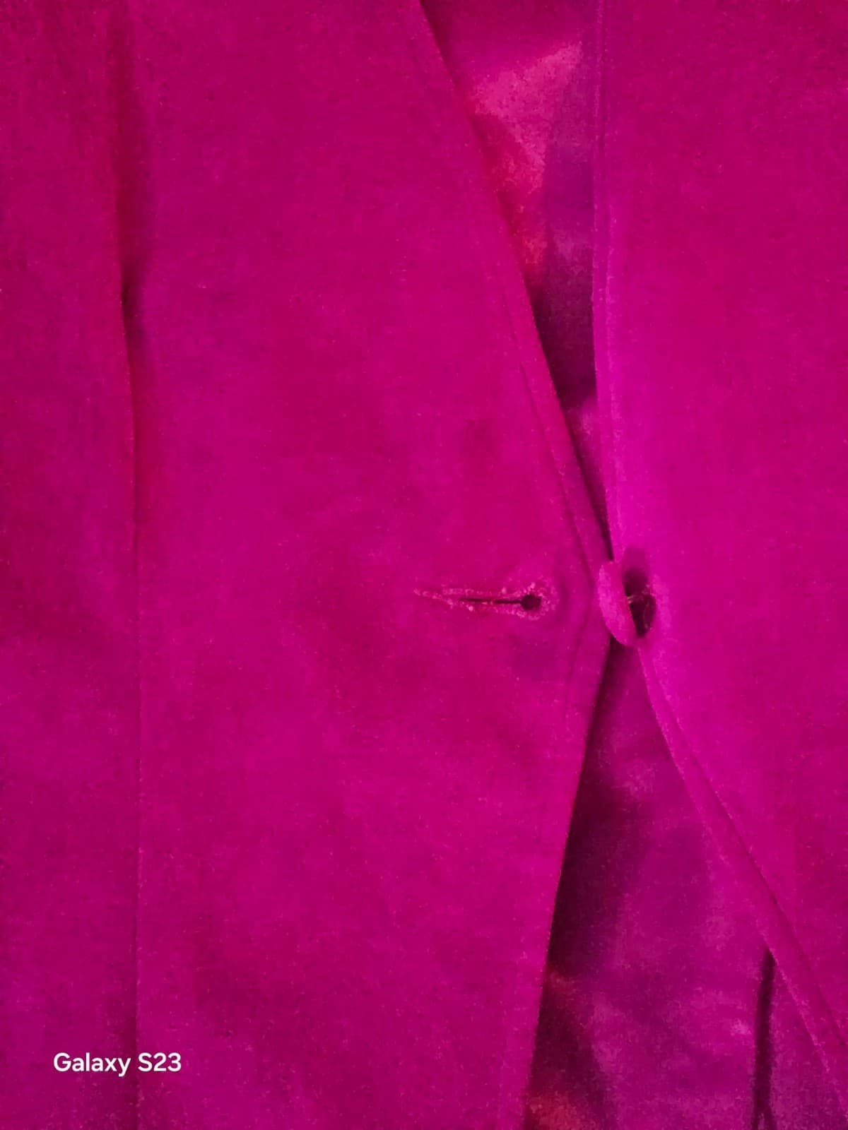 Women's homemade burgandy velvet 2 piece skirt suit size 2-4. - Thumbnail 6