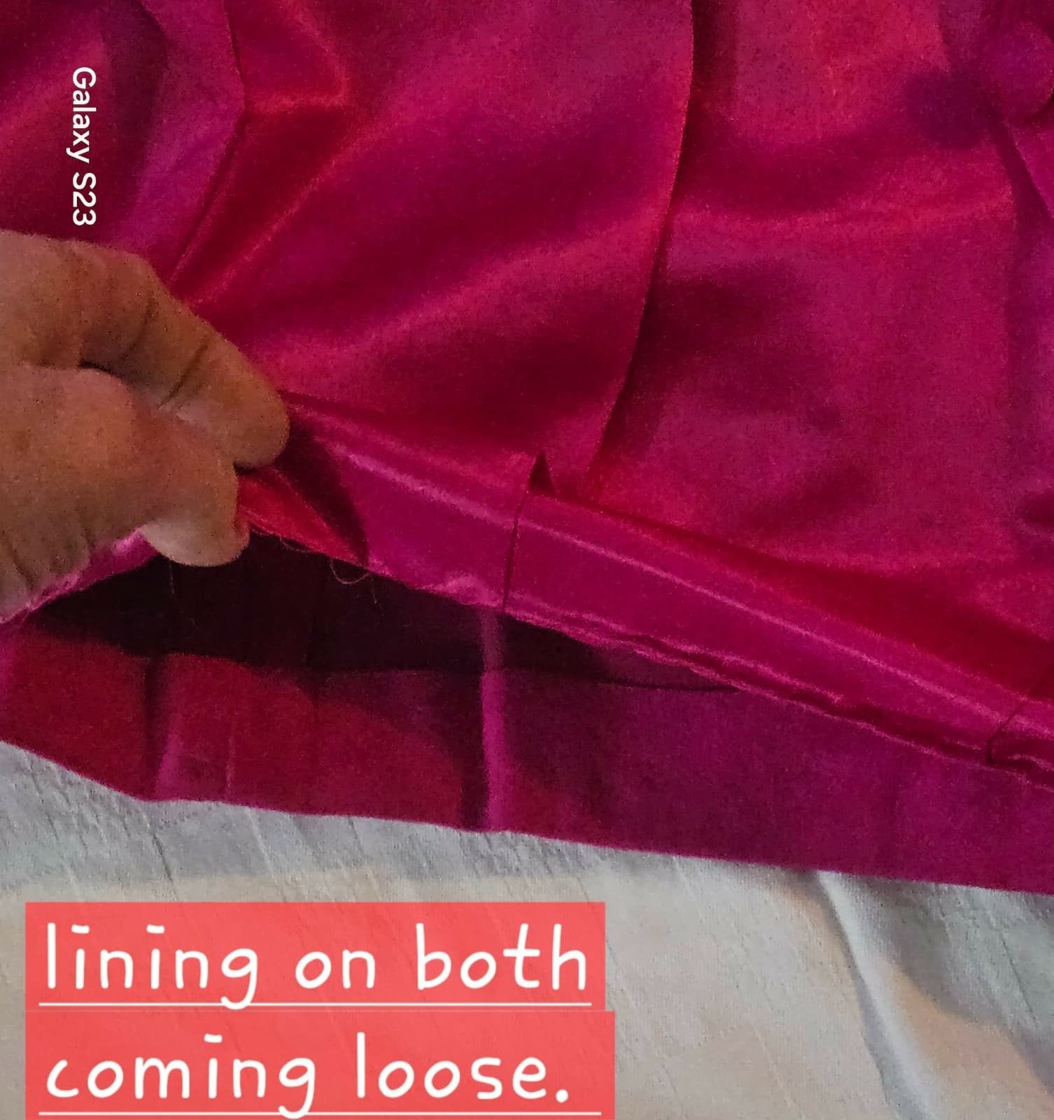 Women's homemade burgandy velvet 2 piece skirt suit size 2-4. - Thumbnail 7