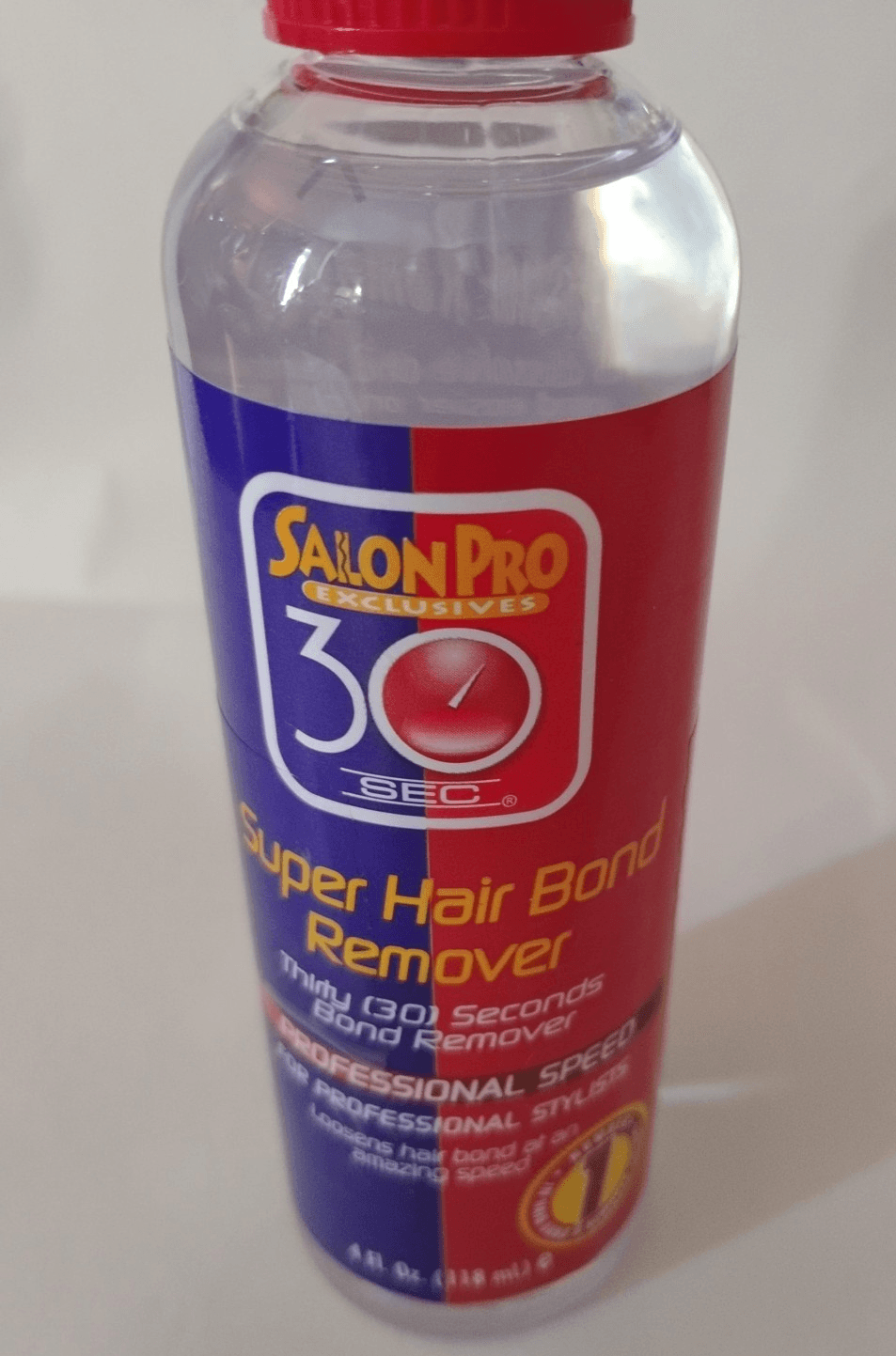 Salon Pro 30 Sec Super Hair Bond Remover Oil CLEAR PROFESSIONAL SPEED 4 Fl. Oz. - Thumbnail 2