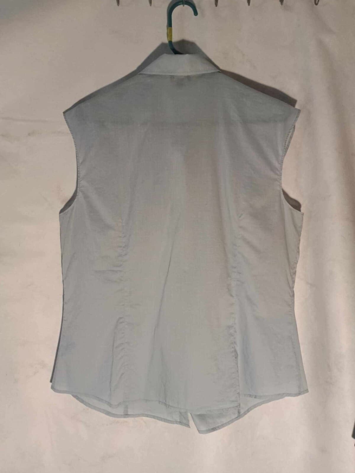 Talbots Petites Tank Top Women’s Light Blue Sleeveless Button Up Blouse 16P - Thumbnail 2